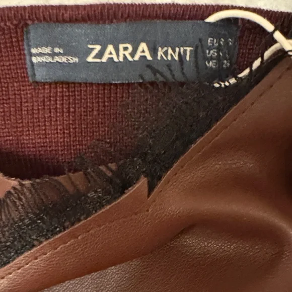 Zara Chocolate Camisole with Fringe Trim - Picture 4 of 9
